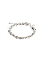 Pulsera Blanda Twist Plateada Humana