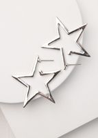 Aros Argollas Rina Plateado Humana