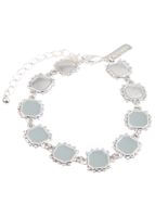 Pulsera Cuadros Plateado Humana