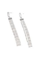 Aros Largo Roller Plateado Humana