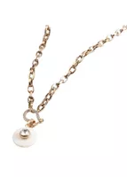 Collar Corto White Dorado Humana