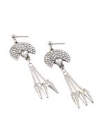 Aros Largo Bella Plateado Humana