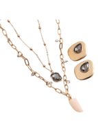 Set de Collar y Aros Dawn Dorado Humana