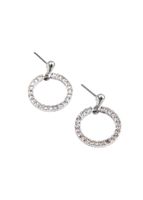 Aros Mediano Circles Plateado Humana