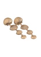 Aros Largo Shelly Dorado Humana