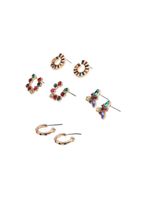 Set de 4 aros Dionisia Dorado ID