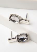 Aros Pegados Leni Plateado Humana