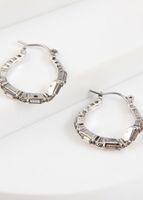 Aros Argollas Enya Plateado Humana