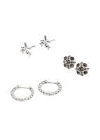 Set De 3 Aros Space Plateado Humana