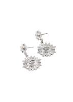 Aros Mediano Sun Plateado Humana