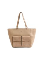 Cartera Tote Nimes Ecocuero Beige ID