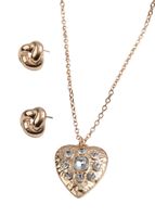 Set de aros y collar Bea Dorado ID