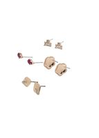 Set de 4 aros Zaria Dorado ID