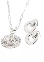 Set de Collar y Aros Royal Plateado Humana