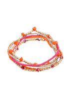Set De 5 Pulseras Day Rosado Humana