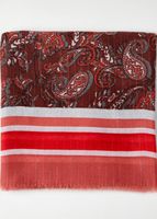 Pañuelo Estampado Pals Burdeo I-D