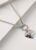 Collar Corto Maia Plateado Humana