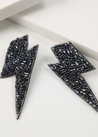 Aros Largos Rayo Dorado Humana