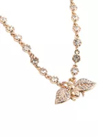 Collar Corto Moth Dorado Humana