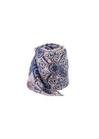 Pañuelo Estampado Marsala Mosaico Azul Id