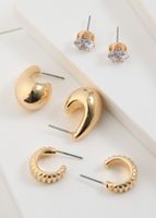 Set De Aros Zaira Dorado Humana