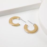 Aros Argolla Miley Plateado Humana