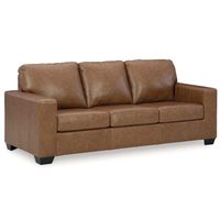 Sofá cuero 3 cuerpos Bolsena caramel