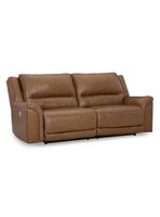 Sofá cuero reclinable 2 cuerpos Trasimeno