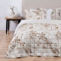 Quilt Est Birds 2 pl Camel