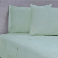 Sábana 144 Hilos Colores Lisos King Verde