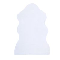 Alfombra Poliester  Yagan 90x150 Blanco