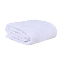 Cubrecolchon Ajust. Mashini 2 Plazas Blanco