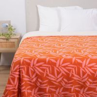 Frazada Polar-Sherpa Estampada 2 P tulipan