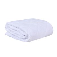 Cubrecolchon Ajust Mashini 1 Plaza Blanco