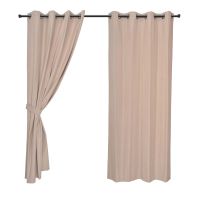 Set Cortinas SunOut Arg. 140x220 Beige o