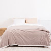 Frazada Polar-Sherpa Lisa 2 P Taupe