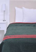 Frazada Termica Queen Lineas Verde