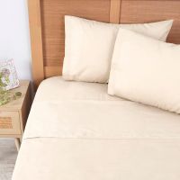 Sábana 200H Lisa Super king Crudo