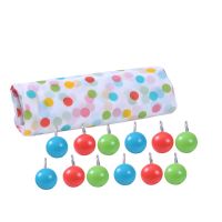 Set Cortina 2 Pzas Puntos Verde