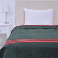 Frazada Termica King Lineas Verde