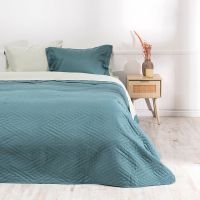 Set Quilt Liso + Sabana Liso 2 P Verde