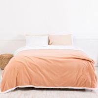 Frazada Polar-Sherpa Lisa 2 P Camel