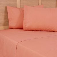 Sabana 144 Hilos Lisa King Naranjo