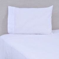 Sábana Bordada 180 Hilos 1.5 P Puntos Blanco