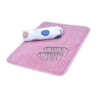 Set Cortina+Piso Baño 3 Pzas Nogal Castaño