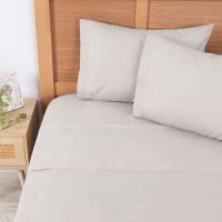 Sábana 180H Lisa 2 P Gris