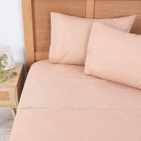 Sábana 144 H Colores Lisos King Malva