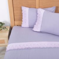 Sabana Polar Lisa Broderie 2 P Morado