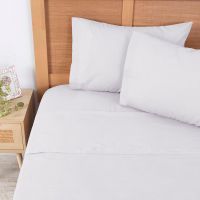 Sábana 180H Lisa Super King Blanco