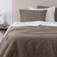 Cubrecama Quilt Corduroy 1.5 PL Taupe